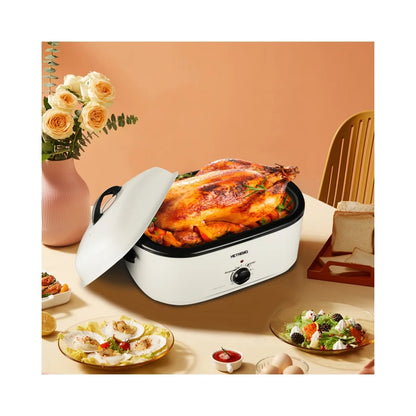 1450W 26Qt Stainless Steel Electric Roaster Oven