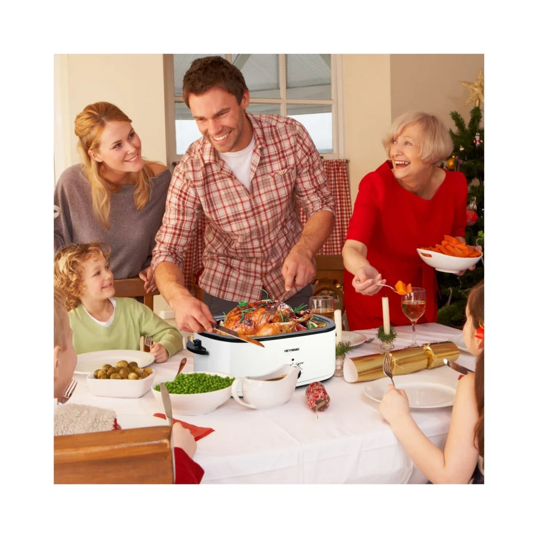 1450W 26Qt Stainless Steel Electric Roaster Oven