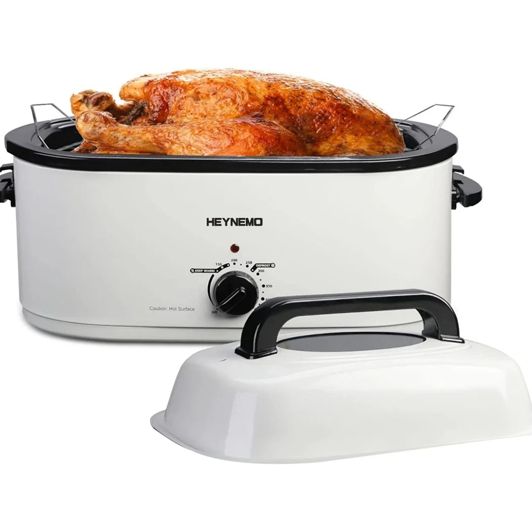 1450W 26Qt Stainless Steel Electric Roaster Oven
