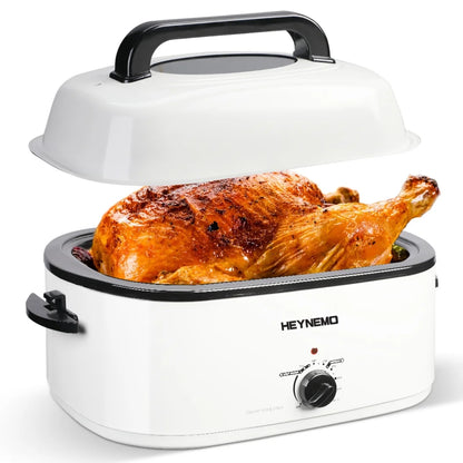 1450W 26Qt Stainless Steel Electric Roaster Oven